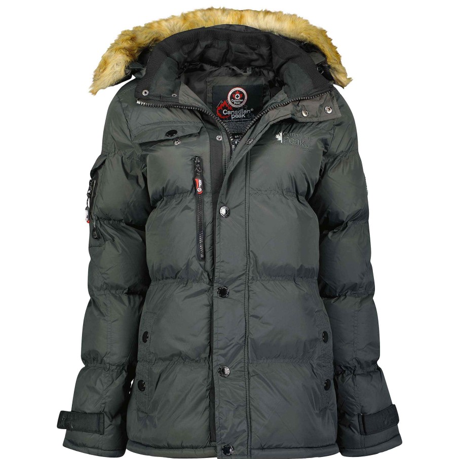 Chica Canadian Peak Anorak | Bukka D-Gris Chica 001