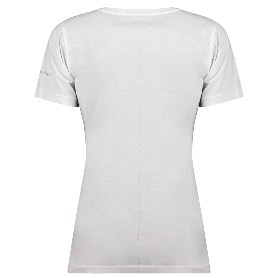 Mujer Canadian Peak Camiseta | Jwildeak White Rm Senora 204